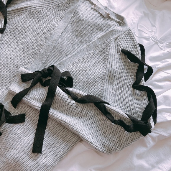 ASOS Cardigan With Cross Sleeve - Picture 3 of 5